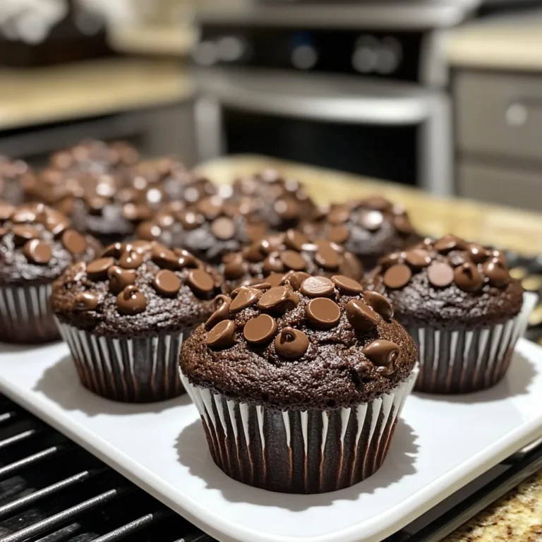Double Chocolate Chip Muffins