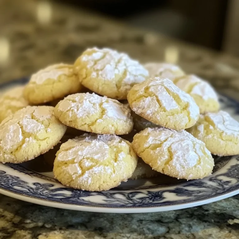 Lemon Crinkle Cookies