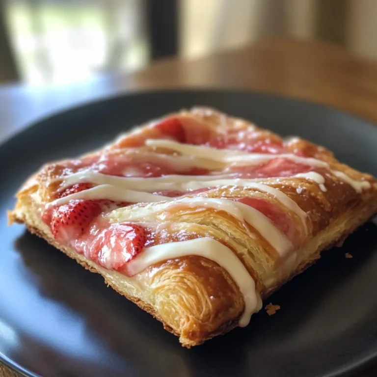 Strawberry Cream Danish