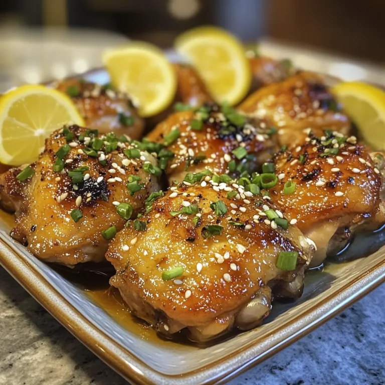 Easy Soy Garlic Chicken Thighs