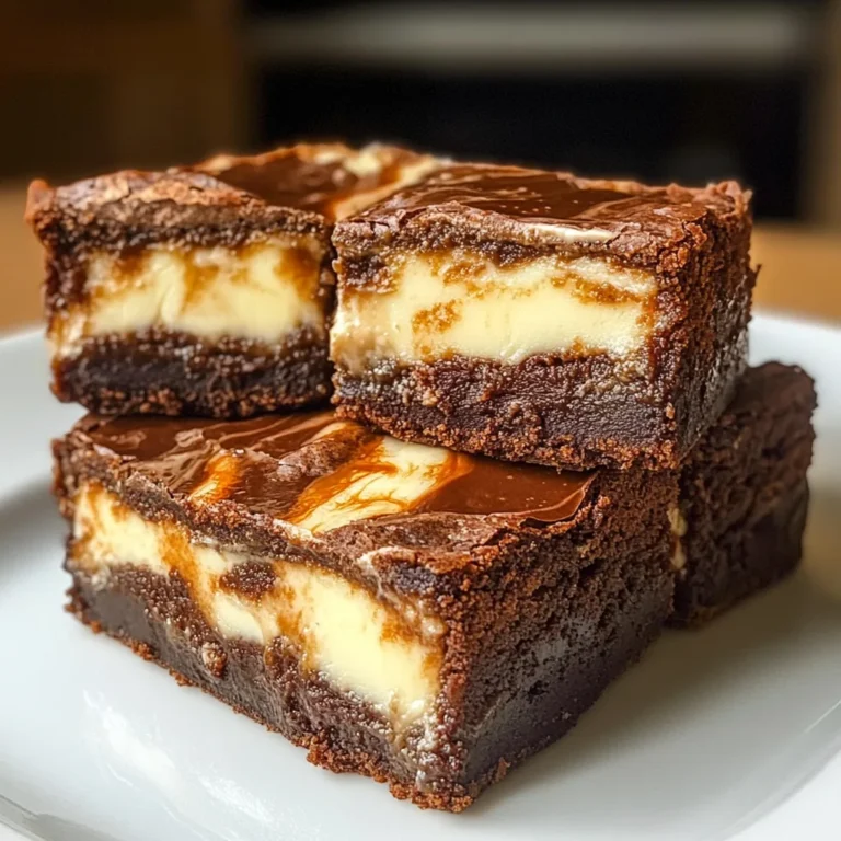 Caramel Cheesecake Nutella Brownies